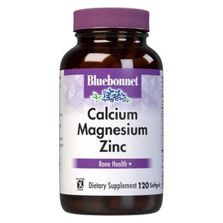 Bluebonnet Calcium, Magnesium, Zinc, Vitamin D Supplement Softgels, Pack of 120's