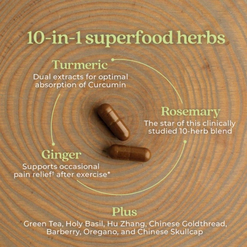 New Chapter Zyflamend Herbal Pain Relief Supplement Capsules, Pack of 120's