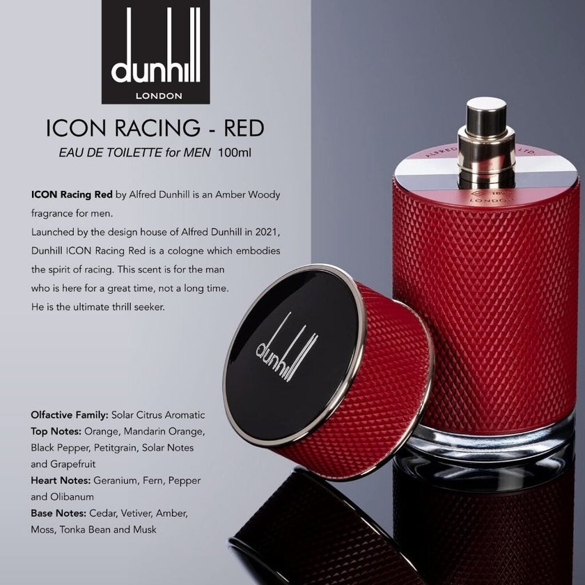 Dunhill Icon Racing Red Eau De Parfum For Men 100ml 
