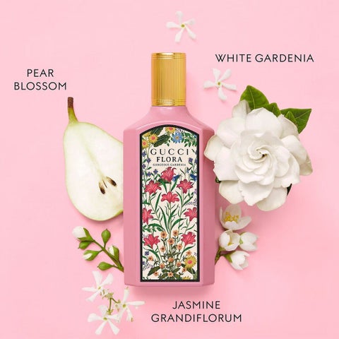 Gucci Flora Gorgeous Gardenia Eau De Parfum For Women - Floral Luxury Fragrance 100ml