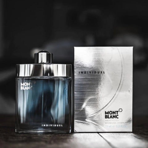 مونت بلانك انديفيدويل او دي تواليت عطر للرجال - عطر عنبر وودي الفاخر، 75 مل