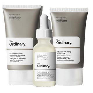 The Ordinary Daily Set - Squalane Cleanser, Hyaluronic Acid 2% + B5 Serum & NMF + HA Cream