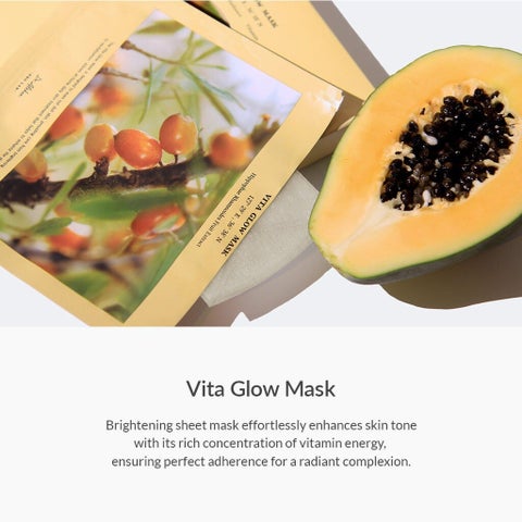 Dr. Althea Vita Glow Face Sheet Mask, Skin Brightening - 5 Sheet Masks