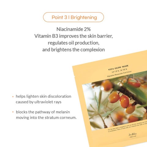 Dr. Althea Vita Glow Face Sheet Mask, Skin Brightening - 5 Sheet Masks