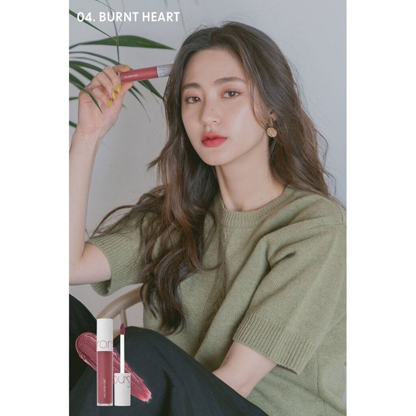 Rom&nd Zero Velvet Lip Tint With Matte Finish - 04 Burnt Heart 5.5g