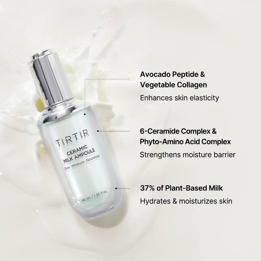 Tirtir Ceramic Milk Ampoule Moisturizing & Nourishing Serum 40ml 
