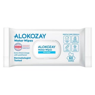 Alokozay 99% Water Baby Wet Wipes With Aloe-Vera & Panthenol, Pack of 60's