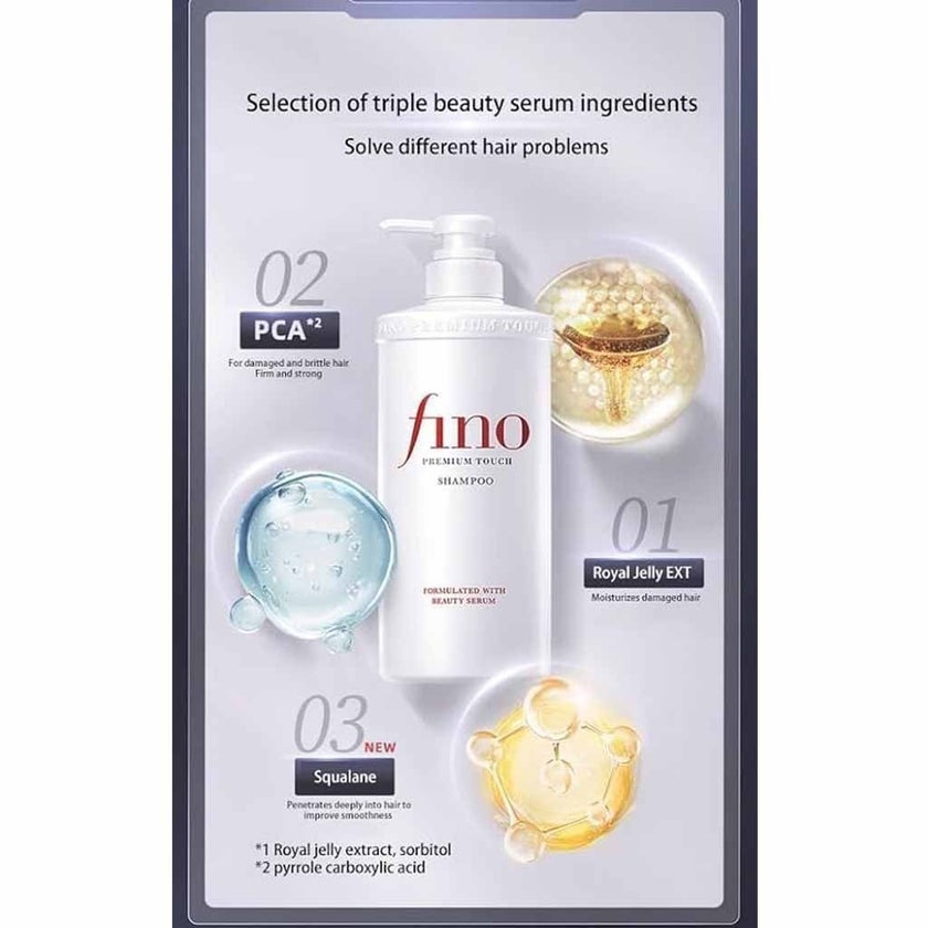 Shiseido Fino Premium Touch Moisturizing Hair Shampoo 550ml