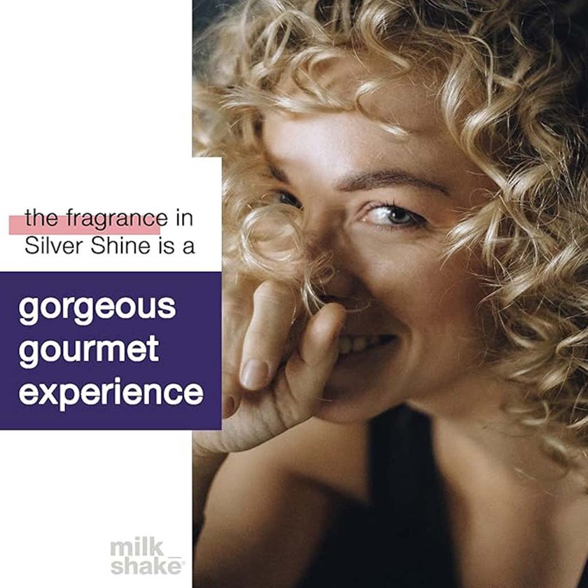 Milk_Shake Silver Shine Hair Shampoo For Blonde & Grey Hair 300ml 