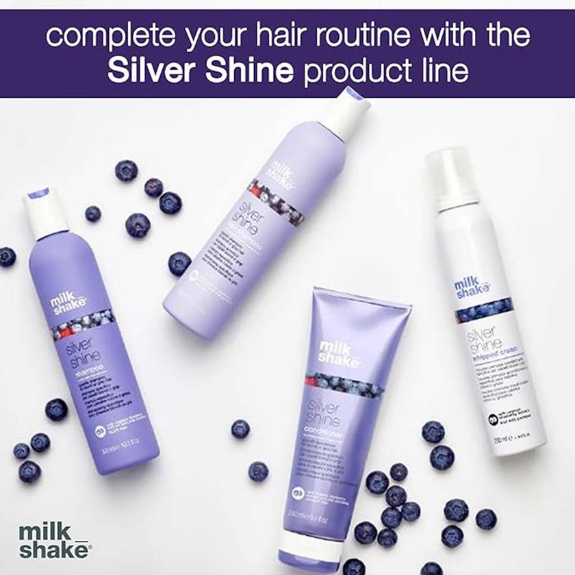 Milk_Shake Silver Shine Hair Shampoo For Blonde & Grey Hair 300ml 