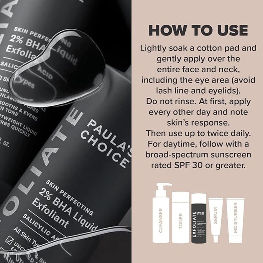 Paula's Choice Skin Perfecting 2% BHA Facial Liquid Exfoliant 118ml