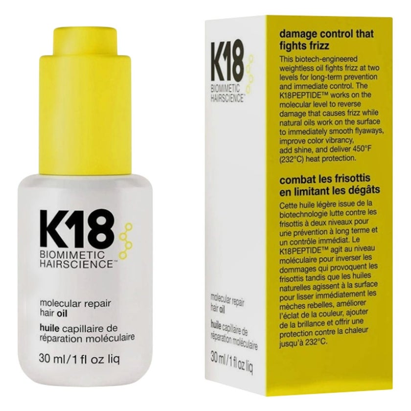 K18 Leave In Molecular Repair Hair Oil 30ml