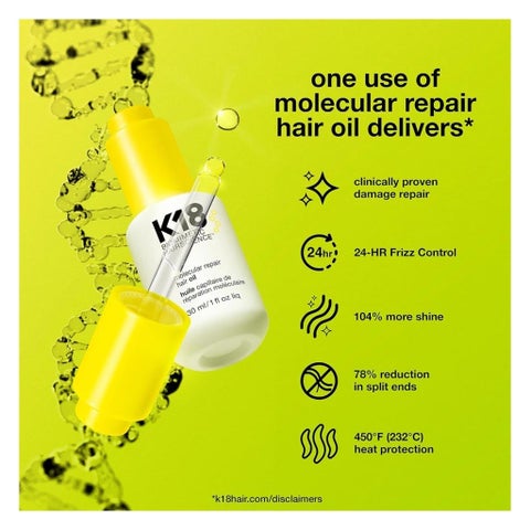 K18 Leave In Molecular Repair Hair Oil 30ml