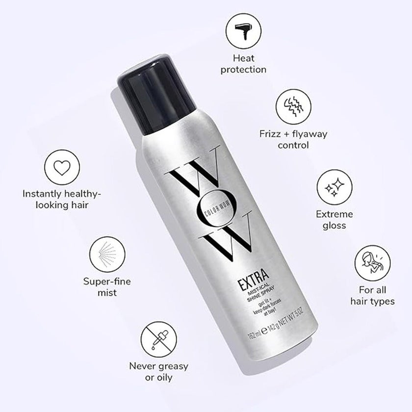 Color Wow Extra Mistical Shine Hair Spray For Super Gloss Finish 162ml