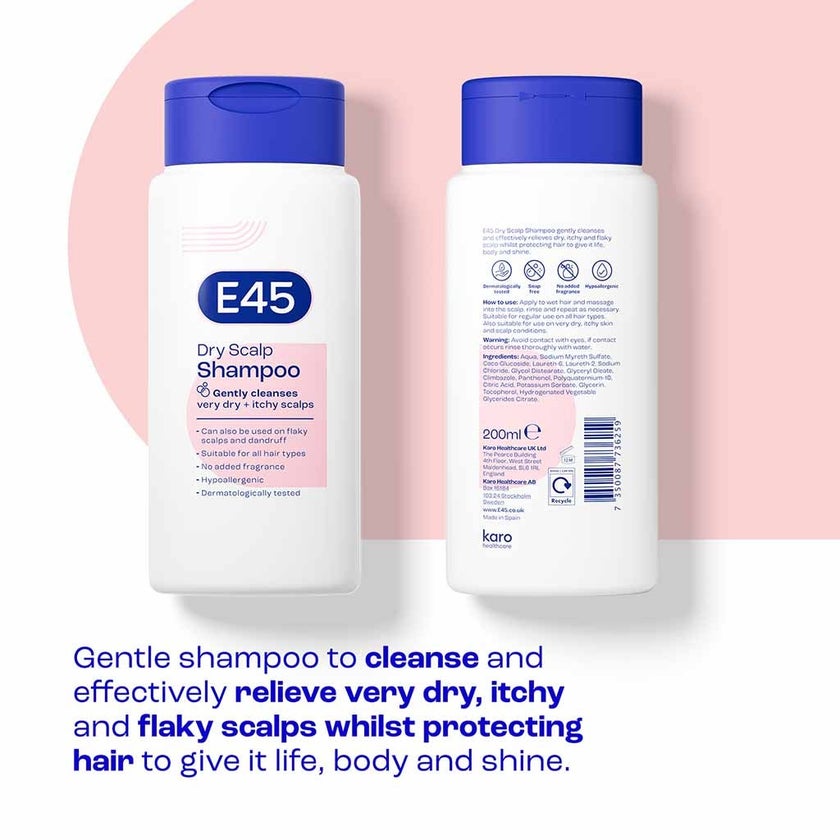 E45 Hydrating Dry Scalp Shampoo 200ml
