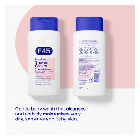 E45 Emollient Body Shower Cream 200ml