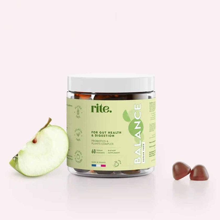 Rite Balance Gummies For Gut Health & Digestion, Pack of 60's