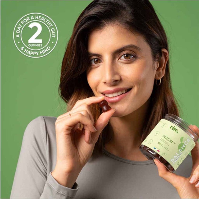 Rite Balance Gummies For Gut Health & Digestion, Pack of 60's