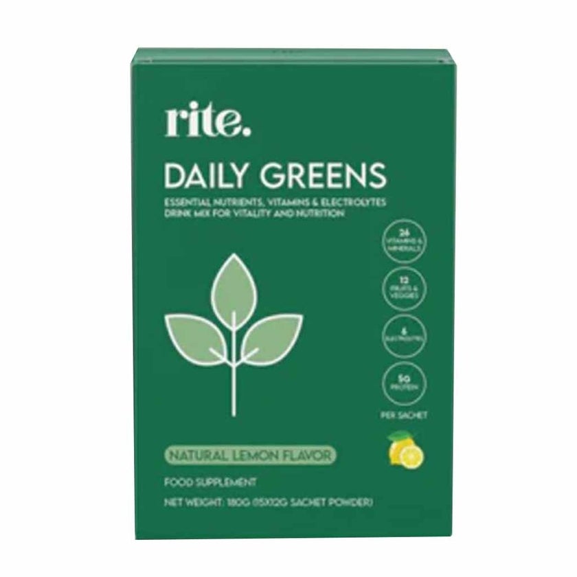 Rite Daily Greens Health Drink Mix 12g, Pack of 15's