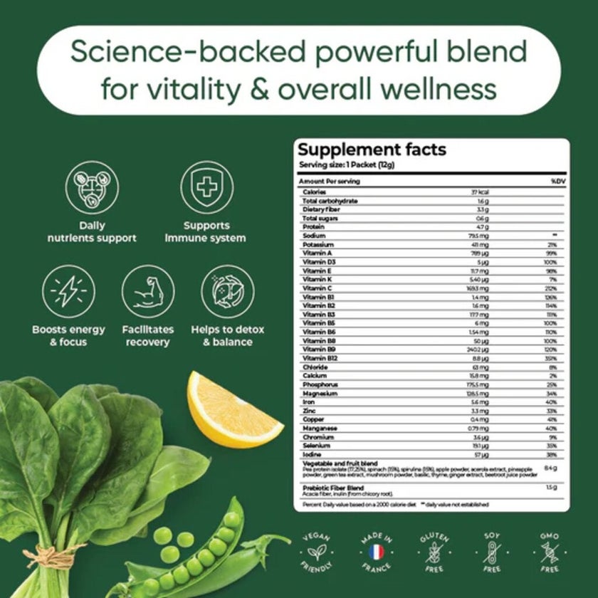 Rite Daily Greens Health Drink Mix 12g, Pack of 15's