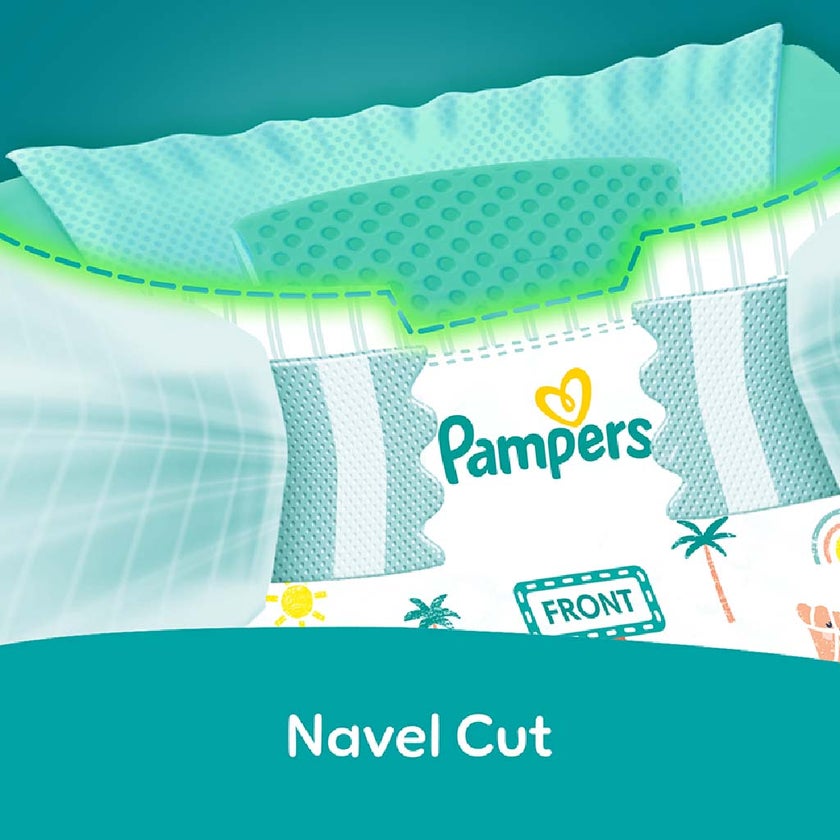 Pampers Rash Protection Size 1, 2-5kg Newborn Diapers, Pack of 66's