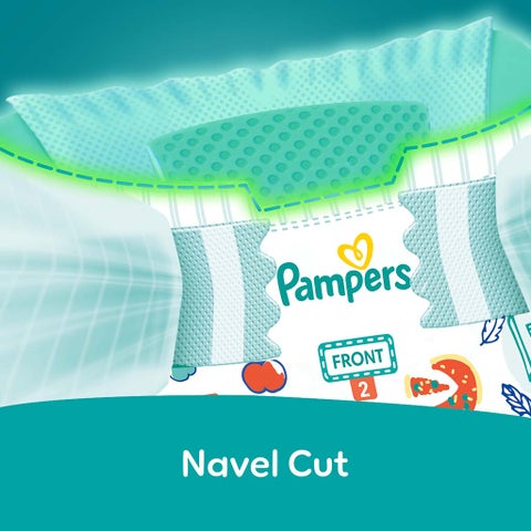 Pampers Rash Protection Size 2, 3-8kg Newborn Diapers, Pack of 23's