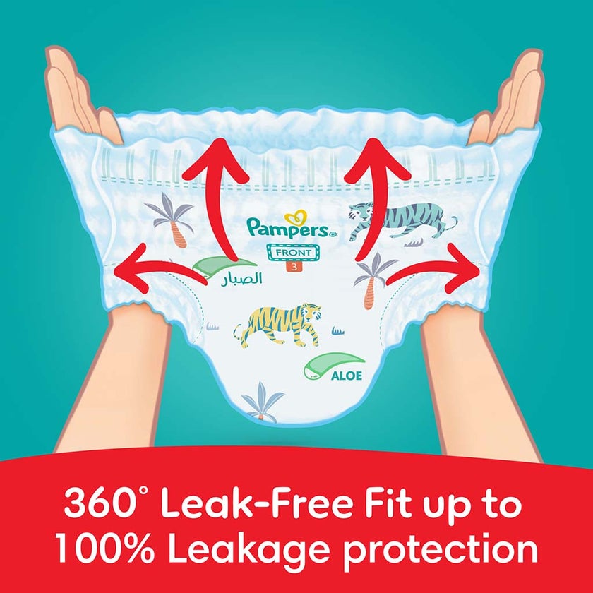 Pampers Rash Protection Size 3, 6-11kg Baby Diaper Pants, Pack of 26's