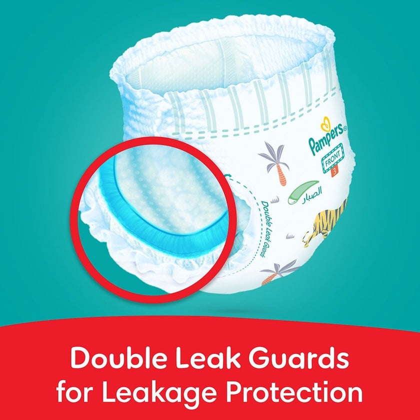 Pampers Rash Protection Size 3, 6-11kg Baby Diaper Pants, Pack of 26's