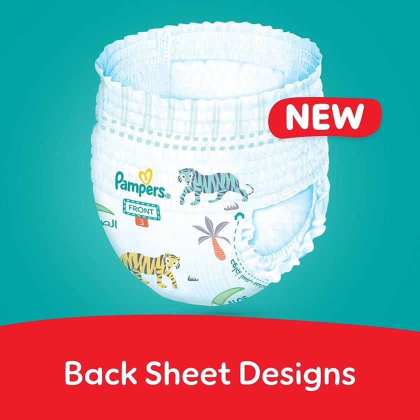 Pampers Rash Protection Size 3, 6-11kg Baby Diaper Pants, Pack of 60's