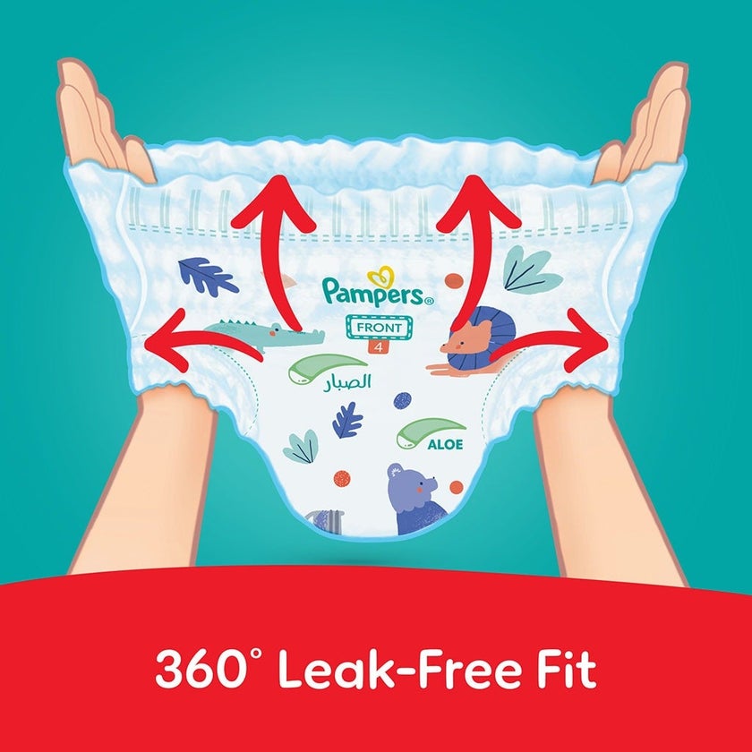 Pampers Rash Protection Size 4, 9-14kg Baby Diaper Pants, Pack of 68's