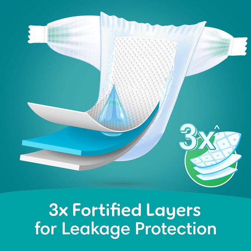 Pampers Rash Protection Size 5, 11-16kg Baby Diapers, Pack of 66's