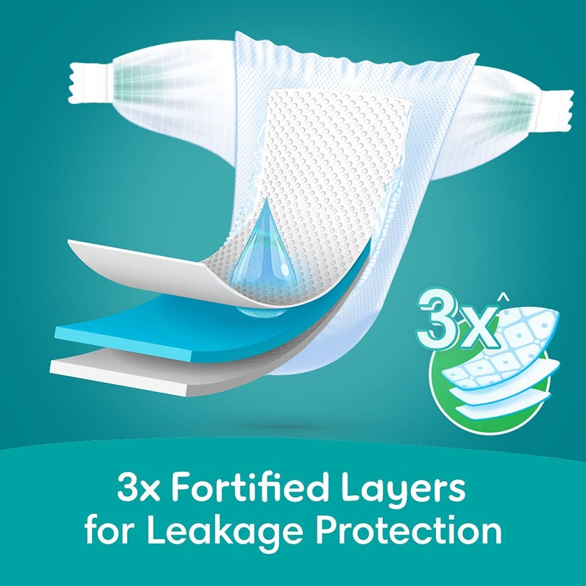 Pampers Rash Protection Size 5, 11-16kg Baby Diapers, Pack of 52's