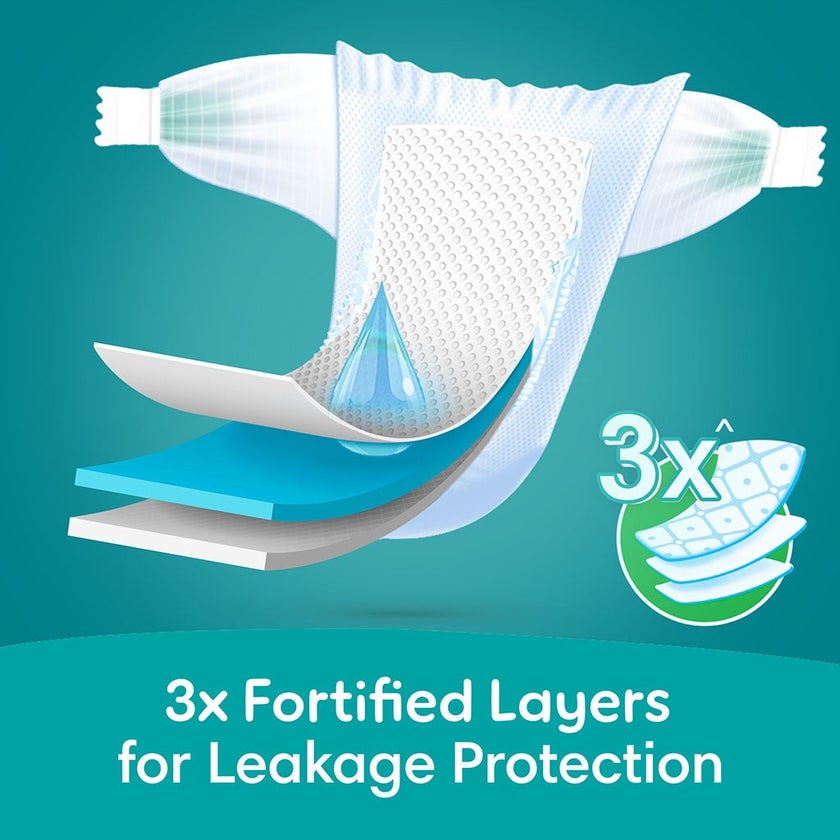 Pampers Rash Protection Size 6, 13+kg Baby Diapers, Pack of 36's