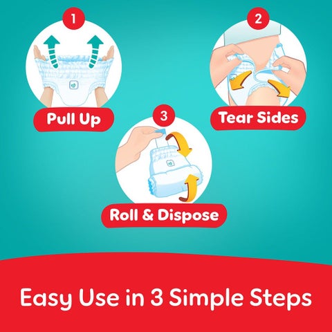 Pampers Rash Protection Size 6, 16+kg Baby Diaper Pants, Pack of 68's
