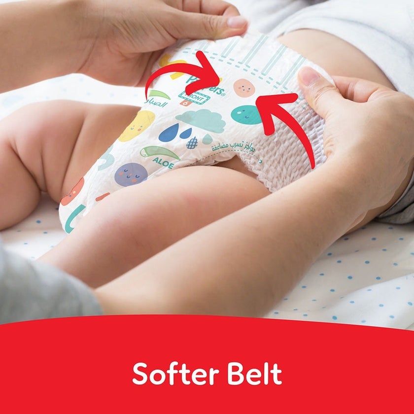 Pampers Rash Protection Size 6, 16+kg Baby Diaper Pants, Pack of 68's