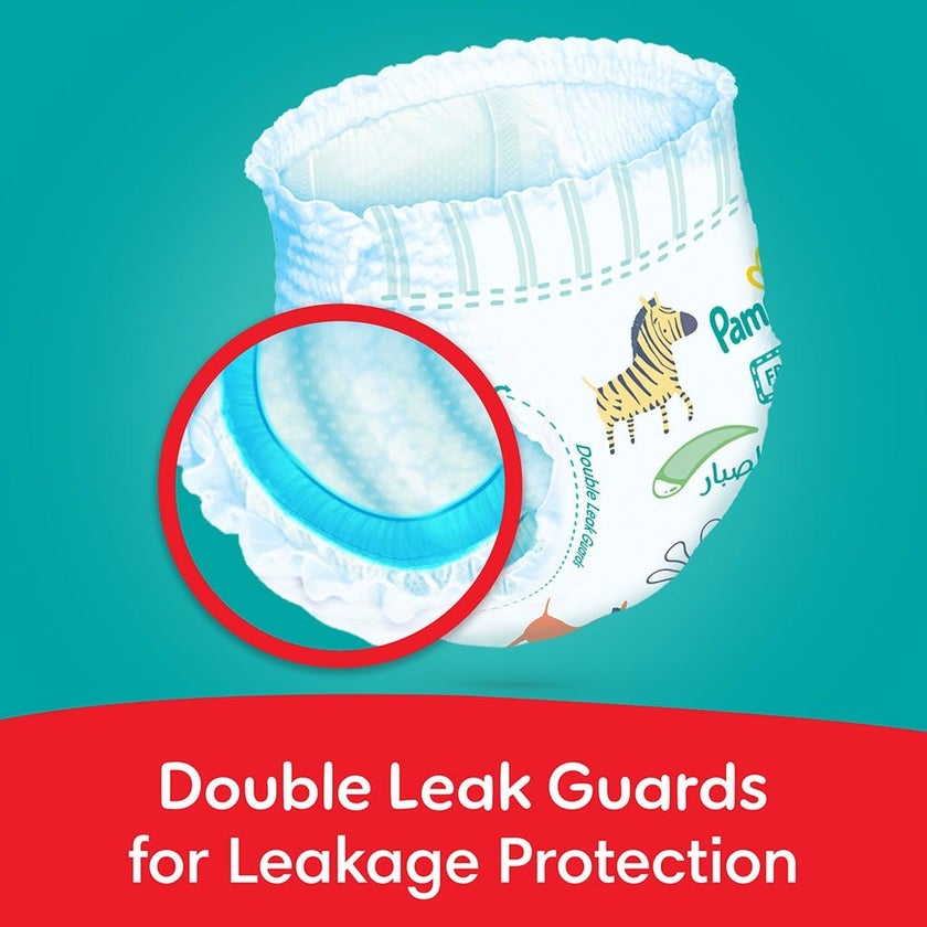 Pampers Rash Protection Size 7, 17+kg Baby Diaper Pants, Pack of 40's