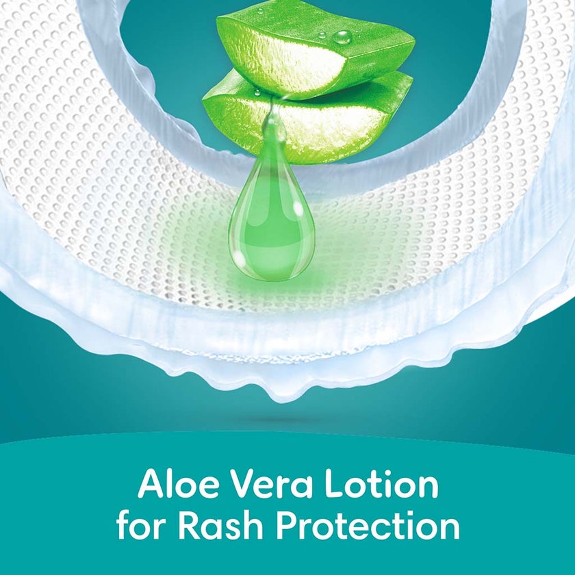 Pampers Rash Protection Size 7, 15+kg Baby Diapers, Pack of 56's