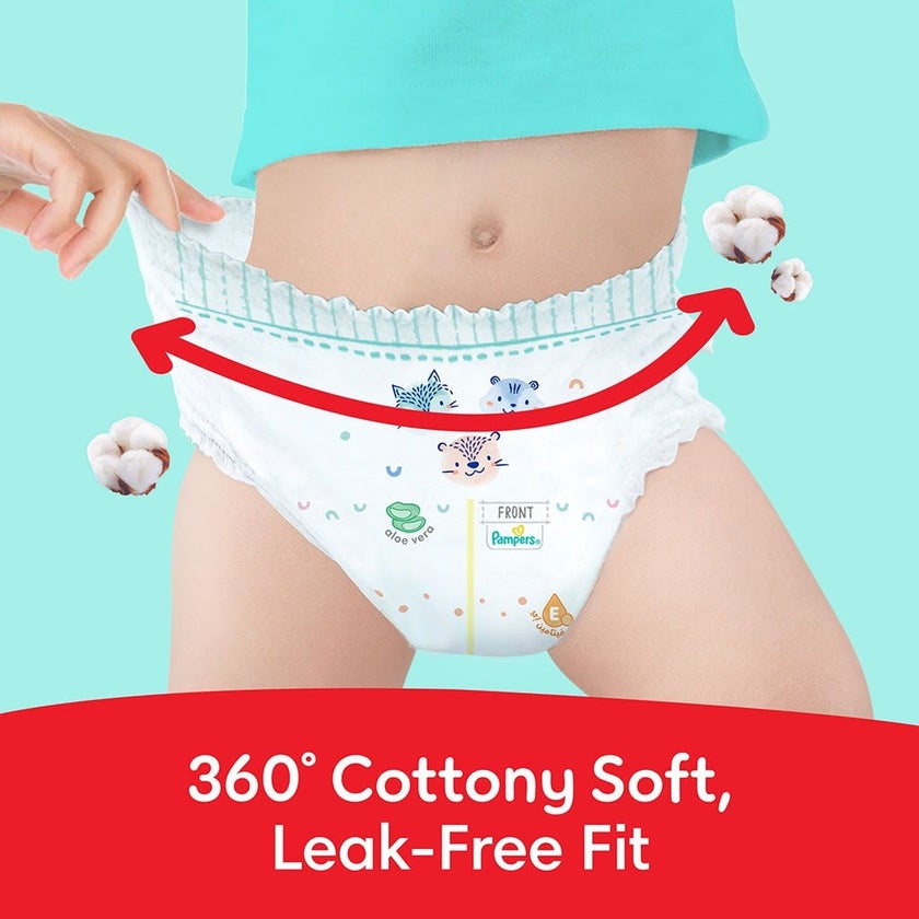 Pampers Ultimate Comfort Size 5, 12-18kg Baby Diaper Pants, Pack of 76's