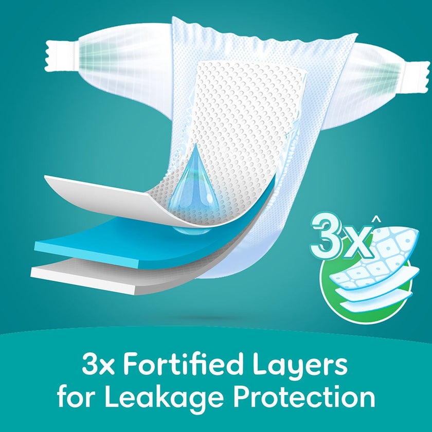 Pampers Rash Protection Size 3, 6-10kg Baby Diapers, Pack of 100's