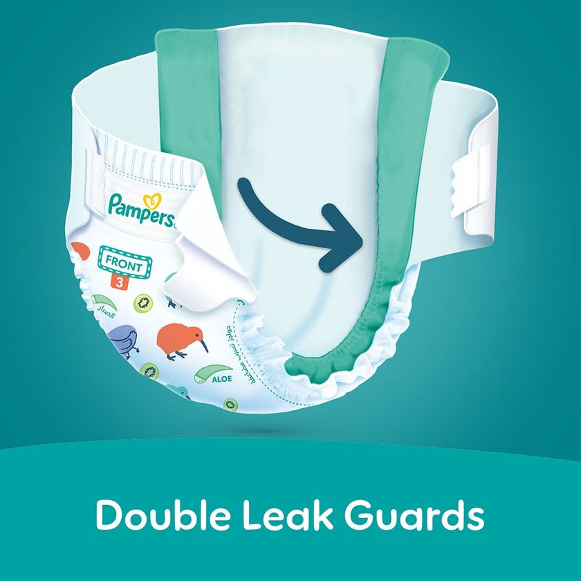 Pampers Rash Protection Size 3, 6-10kg Baby Diapers, Pack of 100's