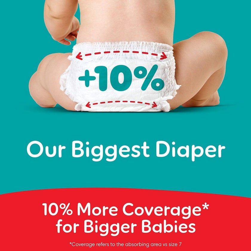 Pampers Rash Protection Size 8, 19+kg Baby Diaper Pants, Pack of 26's