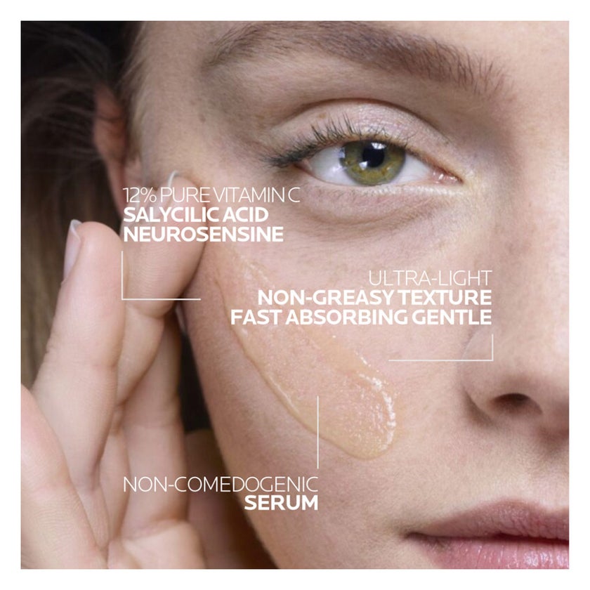 La Roche-Posay 12% Pure Vitamin C Serum, Anti-Aging - 30ml