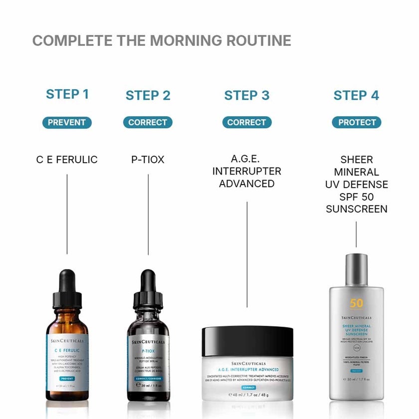 SkinCeuticals P-Tiox Peptide Anti Wrinkle Facial Serum 30ml