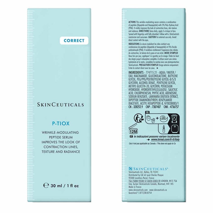 SkinCeuticals P-Tiox Peptide Anti Wrinkle Facial Serum 30ml
