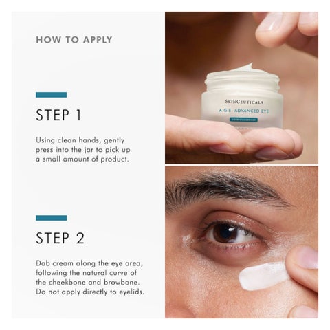 SkinCeuticals 0.3% Retinol Cream 30ml + A.G.E Advanced Eye Cream 15ml