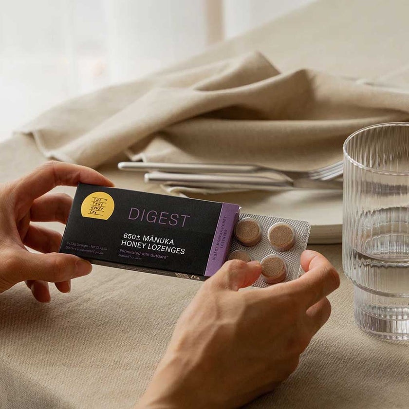 True Honey 650+ MGO Manuka Honey Digest Lozenges 2.4g, Pack of 8's