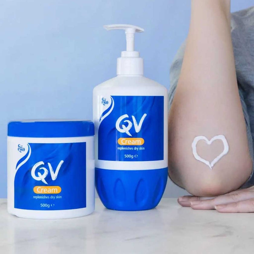 Ego Qv Moisturizing Cream Pump For All Skin Types 1kg 