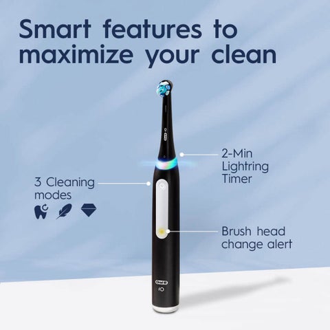 Oral B iO Series 3 Rechargeable Electric Toothbrush - Icy Blue