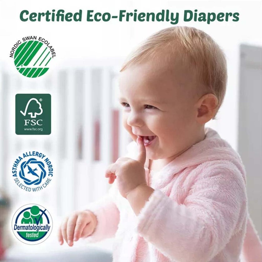 Bambo Nature Dream Size 5, 12-18kg Eco-Friendly Baby Diapers, Pack of 25's