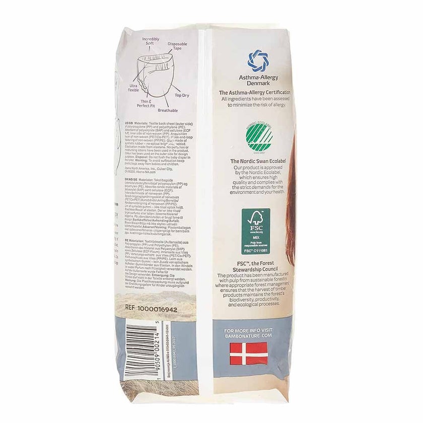 Bambo Nature Dream Size 4, 7-12kg Eco-Friendly Training Pants, Pack of 22's